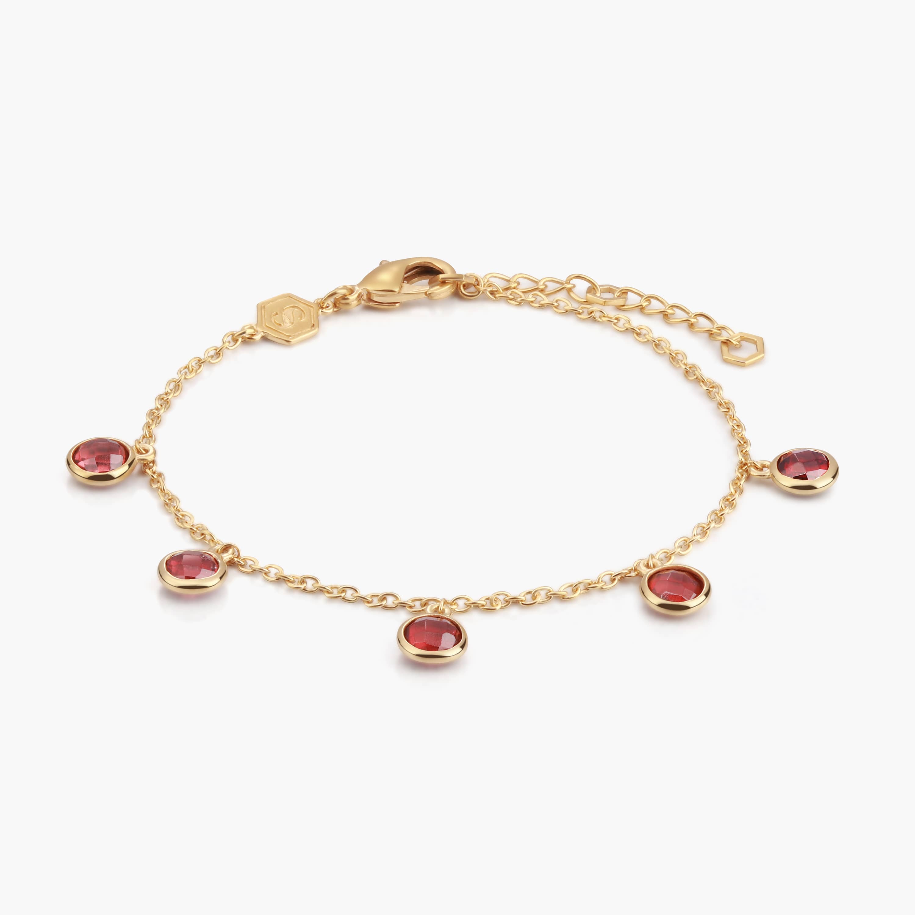 Bracelet Gemia en pierres Grenat - SLOYA